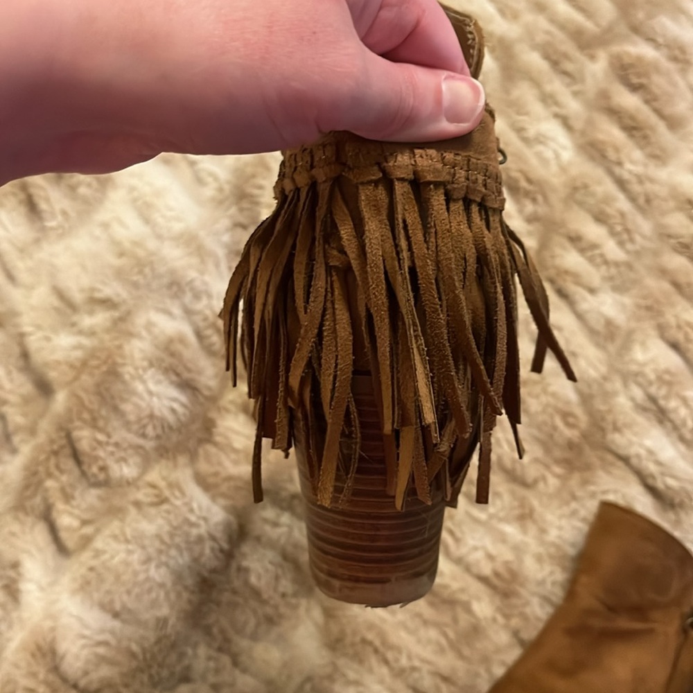 Fringe Booties - Picture 2 of 4